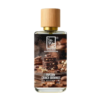 Popcorn Crunch Brownies by The Dua Brand