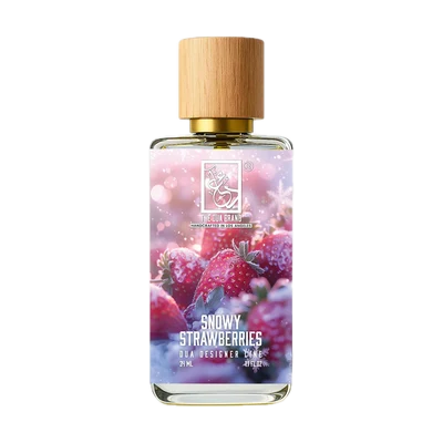 Snowy Strawberries by The Dua Brand